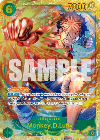 Monkey.D.Luffy (118) - Foil (Carrying On His Will)(OP13-118)(SEC)