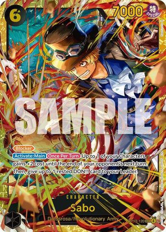 Sabo (120) - Foil (Carrying On His Will)(OP13-120)(SEC)