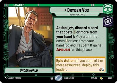 Dryden Vos, I Never Ask Twice (Secrets of Power)(SEC-007/264)(R)