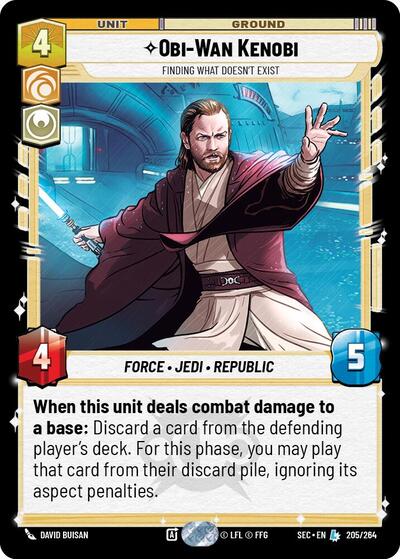 Obi-Wan Kenobi, Finding What Doesn't Exist (Secrets of Power)(SEC-205/264)(L)
