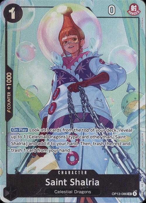 Saint Shalria [Premium Card Collection -Best Selection Vol. 5-] [Foil] (One Piece Promotion Cards)(OP13-086)(UC)