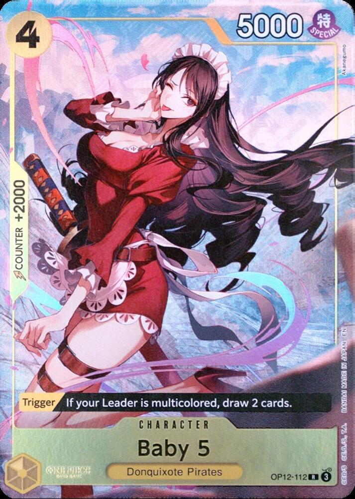 Baby 5 [Premium Card Collection -Best Selection Vol. 5-] [Foil] (One Piece Promotion Cards)(OP12-112)(R)
