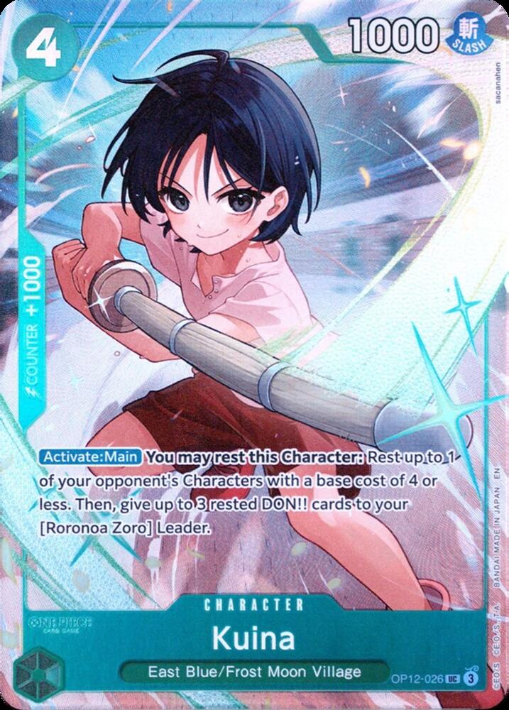 Kuina [Premium Card Collection -Best Selection Vol. 5-] [Foil] (One Piece Promotion Cards)(OP12-026)(UC)