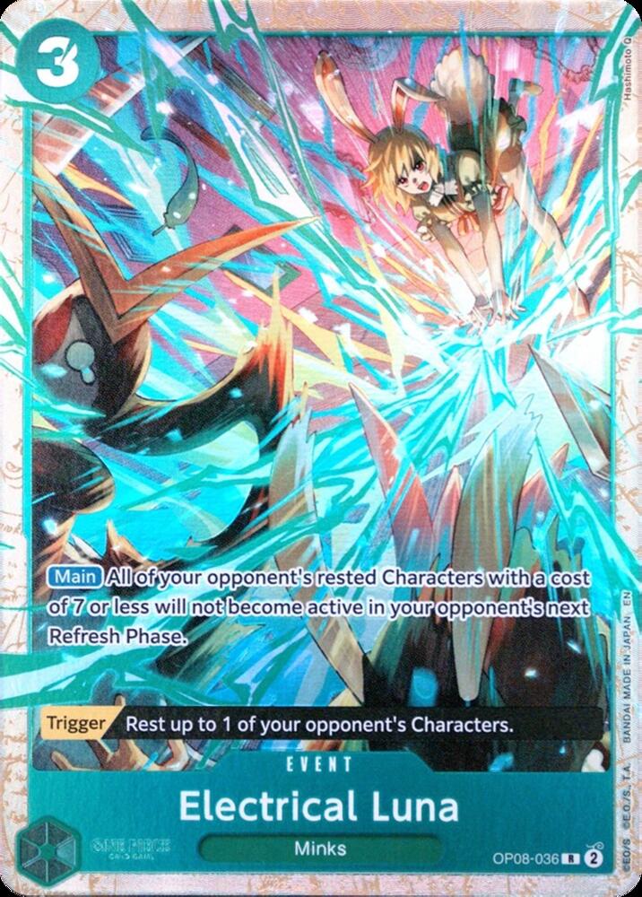 Electrical Luna [Premium Card Collection -Best Selection Vol. 5-] [Foil] (One Piece Promotion Cards)(OP08-036)(R)