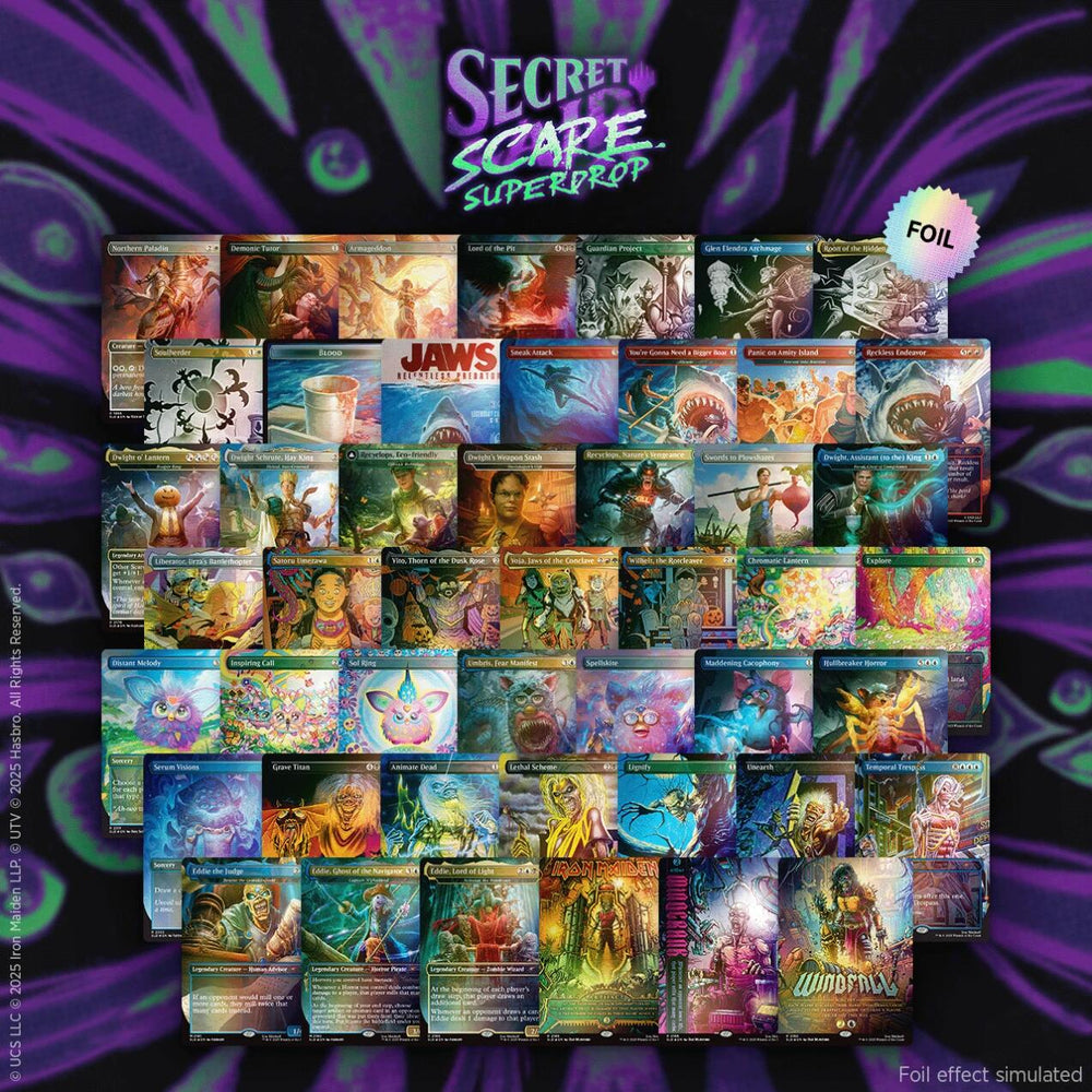 Secret Lair: Drop Series - Eddie's Metal As Hell (Secret Scare Superdrop - All Foil Bundle)