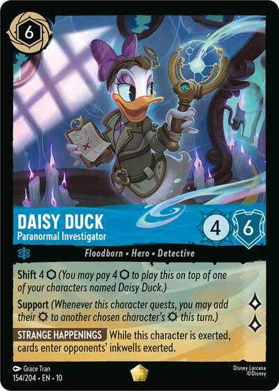 Daisy Duck - Paranormal Investigator - Cold Foil (Whispers in the Well)(10-154/204)(L)