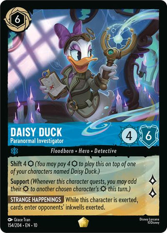 Daisy Duck - Paranormal Investigator - Cold Foil (Whispers in the Well)(10-154/204)(L)