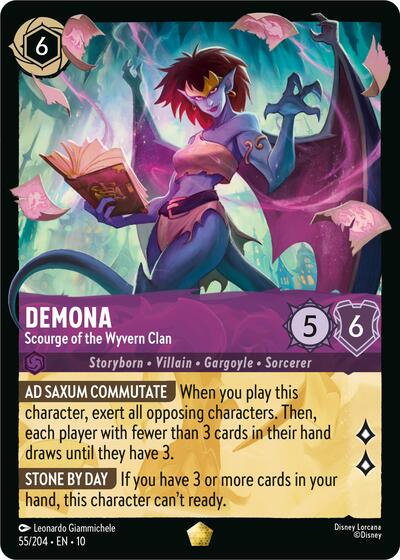 Demona - Scourge of the Wyvern Clan - Cold Foil (Whispers in the Well)(10-055/204)(L)