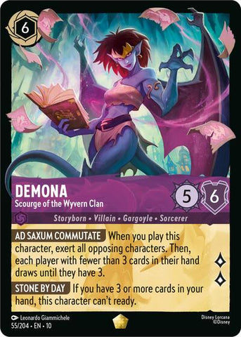 Demona - Scourge of the Wyvern Clan - Cold Foil (Whispers in the Well)(10-055/204)(L)