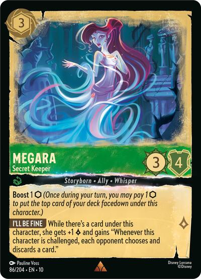 Megara - Secret Keeper - Holofoil (Whispers in the Well)(10-086/204)(R)