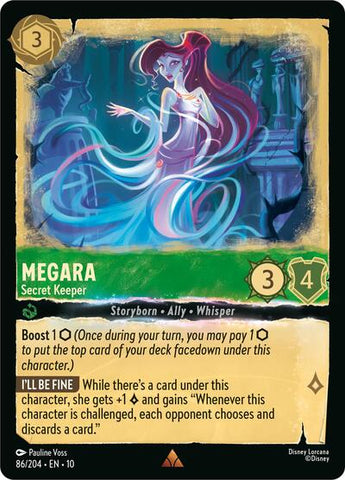 Megara - Secret Keeper - Cold Foil (Whispers in the Well)(10-086/204)(R)