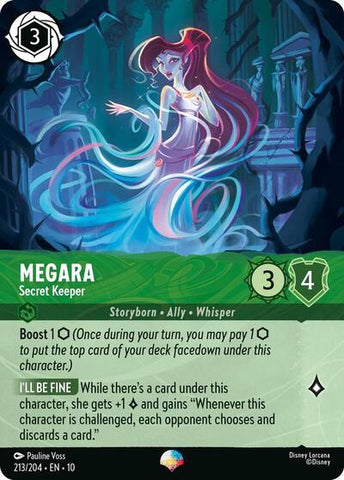 Megara - Secret Keeper - Holofoil (Whispers in the Well)(10-213/204)(EP)