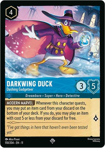 Darkwing Duck - Dashing Gadgeteer (Winterspell)(11-150/204)(SR)