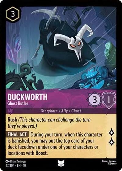 Duckworth - Ghost Butler - Cold Foil (Whispers in the Well)(10-047/204)(U)