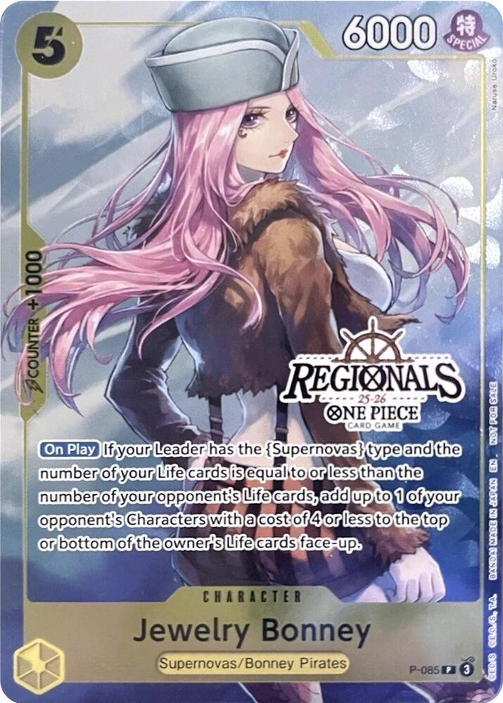 Jewelry Bonney [CS 25-26 Regionals Textured Chase Promo] [Foil] (One Piece Promotion Cards)(P-085)(PR)