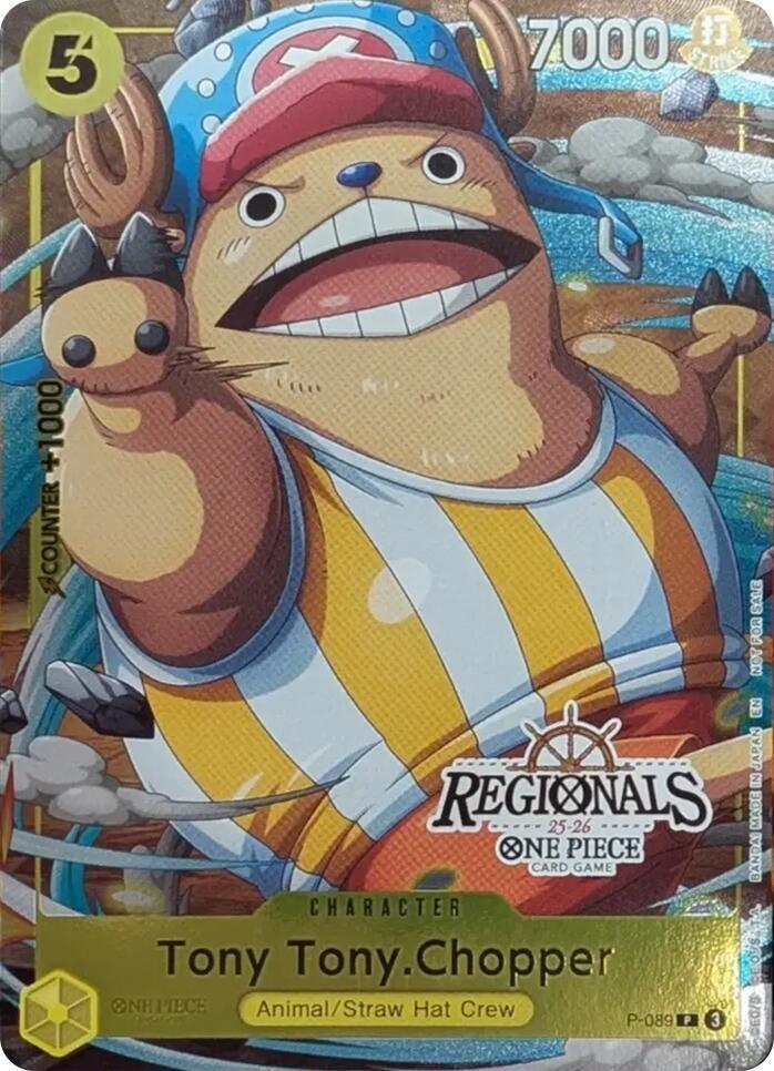 Tony Tony.Chopper [CS 25-26 Regionals Textured Chase Promo] [Foil] (One Piece Promotion Cards)(P-089)(PR)