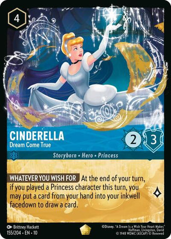 Cinderella - Dream Come True - Cold Foil (Whispers in the Well)(10-155/204)(L)
