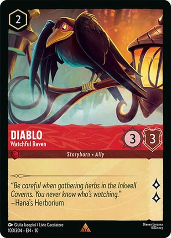 Diablo - Watchful Raven (Whispers in the Well)(10-103/204)(R)