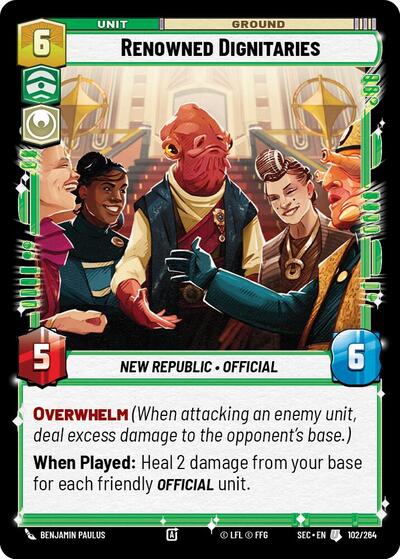 Renowned Dignitaries (Secrets of Power)(SEC-102/264)(U)