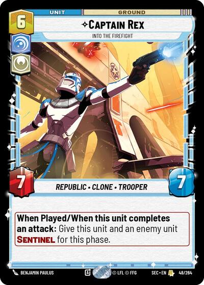 Captain Rex, Into the Firefight (Secrets of Power)(SEC-048/264)(R)