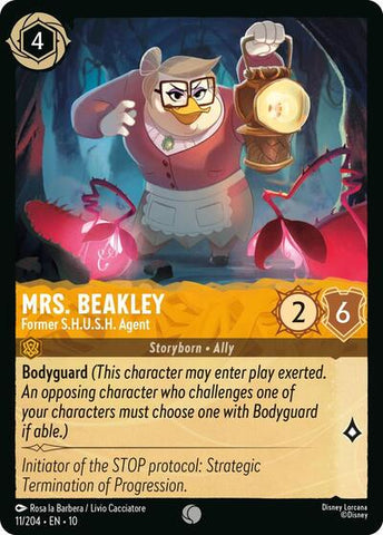 Mrs. Beakley - Former S.H.U.S.H. Agent - Cold Foil (Whispers in the Well)(10-011/204)(C)