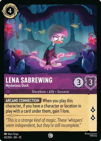 Lena Sabrewing - Mysterious Duck (Whispers in the Well)(10-042/204)(C)