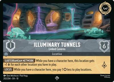 Illuminary Tunnels - Linked Caverns - Cold Foil (Whispers in the Well)(10-202/204)(SR)