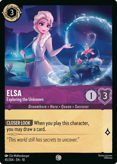 Elsa - Exploring the Unknown (Whispers in the Well)(10-045/204)(C)