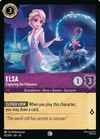 Elsa - Exploring the Unknown (Whispers in the Well)(10-045/204)(C)