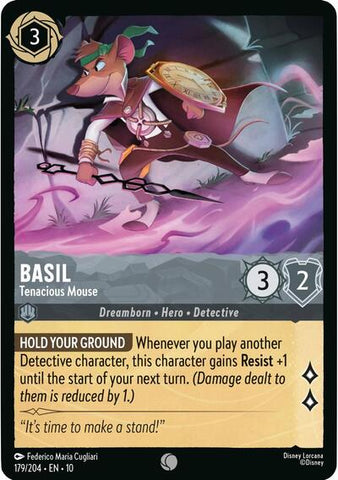 Basil - Tenacious Mouse (Whispers in the Well)(10-179/204)(C)