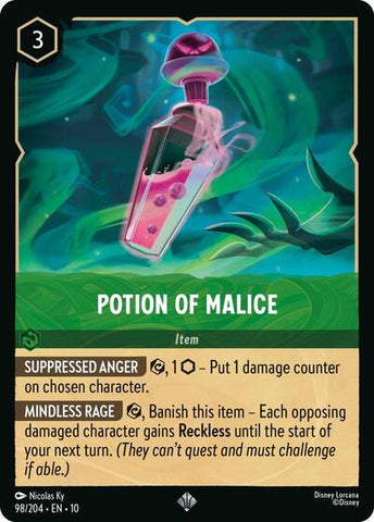 Potion of Malice - Cold Foil (Whispers in the Well)(10-098/204)(SR)