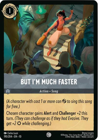 But I'm Much Faster - Cold Foil (Whispers in the Well)(10-195/204)(C)