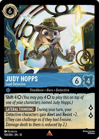 Judy Hopps - Lead Detective - Cold Foil (Whispers in the Well)(10-150/204)(R)