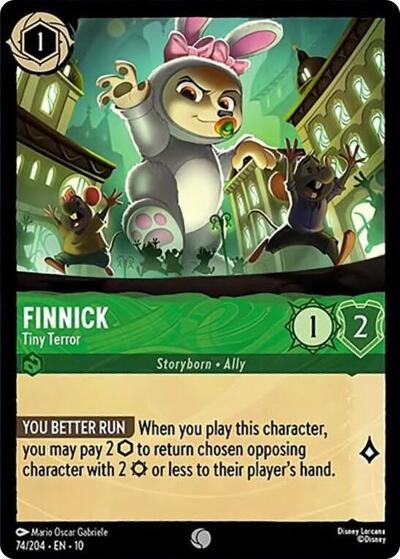 Finnick - Tiny Terror - Cold Foil (Whispers in the Well)(10-074/204)(C)