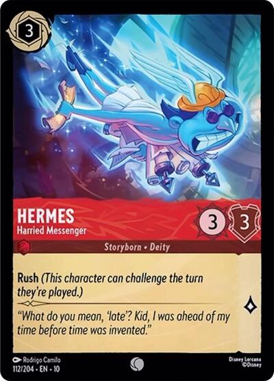 Hermes - Harried Messenger - Cold Foil (Whispers in the Well)(10-112/204)(C)