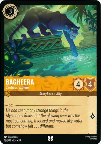 Bagheera - Cautious Explorer - Cold Foil (Whispers in the Well)(10-012/204)(U)