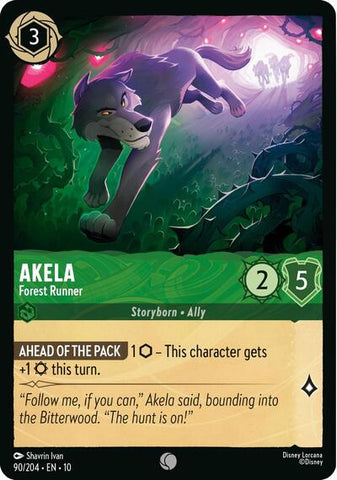 Akela - Forest Runner (Whispers in the Well)(10-090/204)(C)