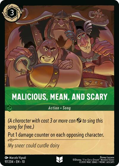 Malicious, Mean, and Scary (Whispers in the Well)(10-097/204)(U)