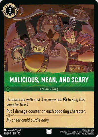 Malicious, Mean, and Scary (Whispers in the Well)(10-097/204)(U)
