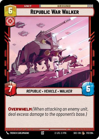 Republic War Walker (Secrets of Power)(SEC-173/264)(C)