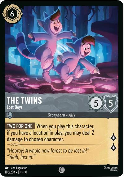 The Twins - Lost Boys - Cold Foil (Whispers in the Well)(10-186/204)(C)