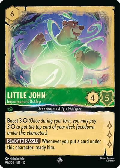 Little John - Impermanent Outlaw - Holofoil (Whispers in the Well)(10-092/204)(SR)
