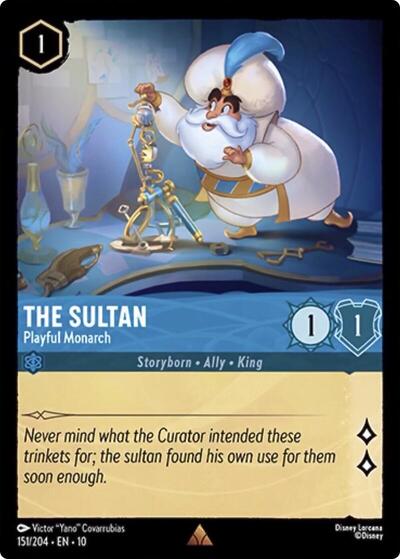 The Sultan - Playful Monarch (Whispers in the Well)(10-151/204)(R)