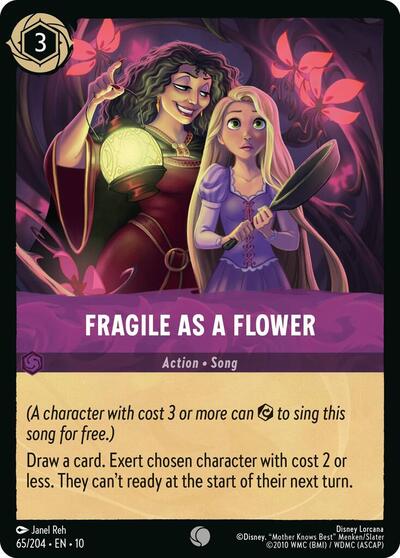 Fragile as a Flower - Cold Foil (Whispers in the Well)(10-065/204)(C)
