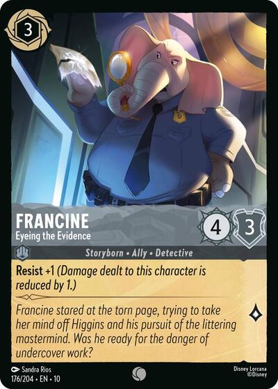 Francine - Eyeing the Evidence (Whispers in the Well)(10-176/204)(C)