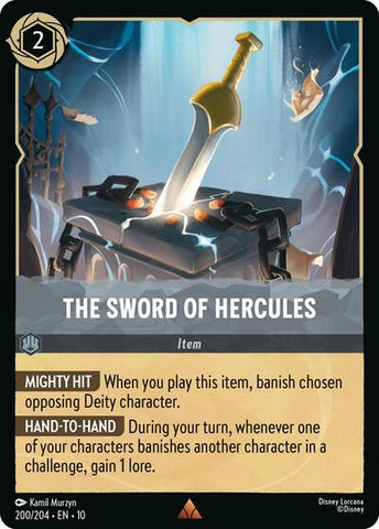 The Sword of Hercules - Cold Foil (Whispers in the Well)(10-200/204)(R)
