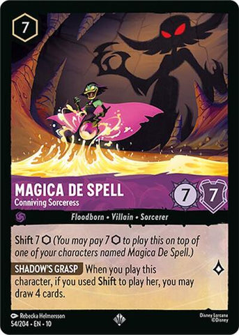 Magica De Spell - Conniving Sorceress - Cold Foil (Whispers in the Well)(10-054/204)(SR)
