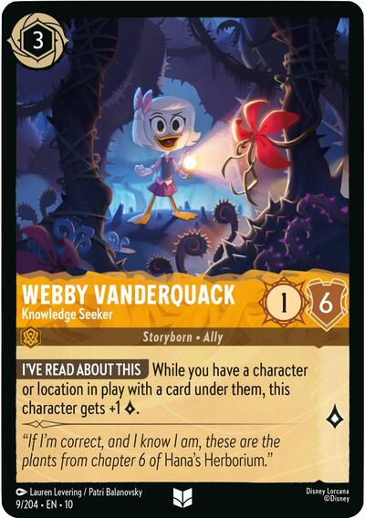 Webby Vanderquack - Knowledge Seeker (Whispers in the Well)(10-009/204)(U)
