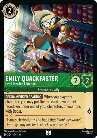 Emily Quackfaster - Level-Headed Librarian (Whispers in the Well)(10-080/204)(U)