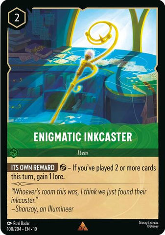 Enigmatic Inkcaster - Cold Foil (Whispers in the Well)(10-100/204)(R)